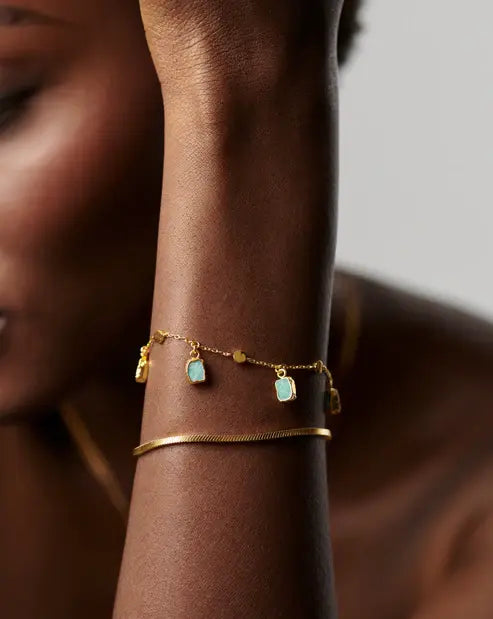Vergoldetes Kettenarmband