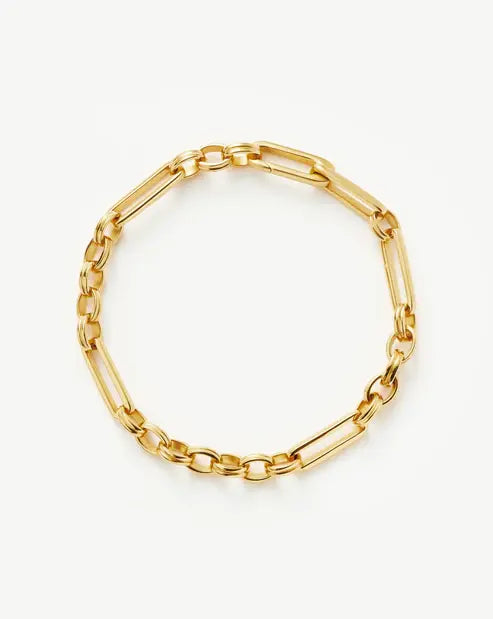 Elegantes vergoldetes Kettenarmband